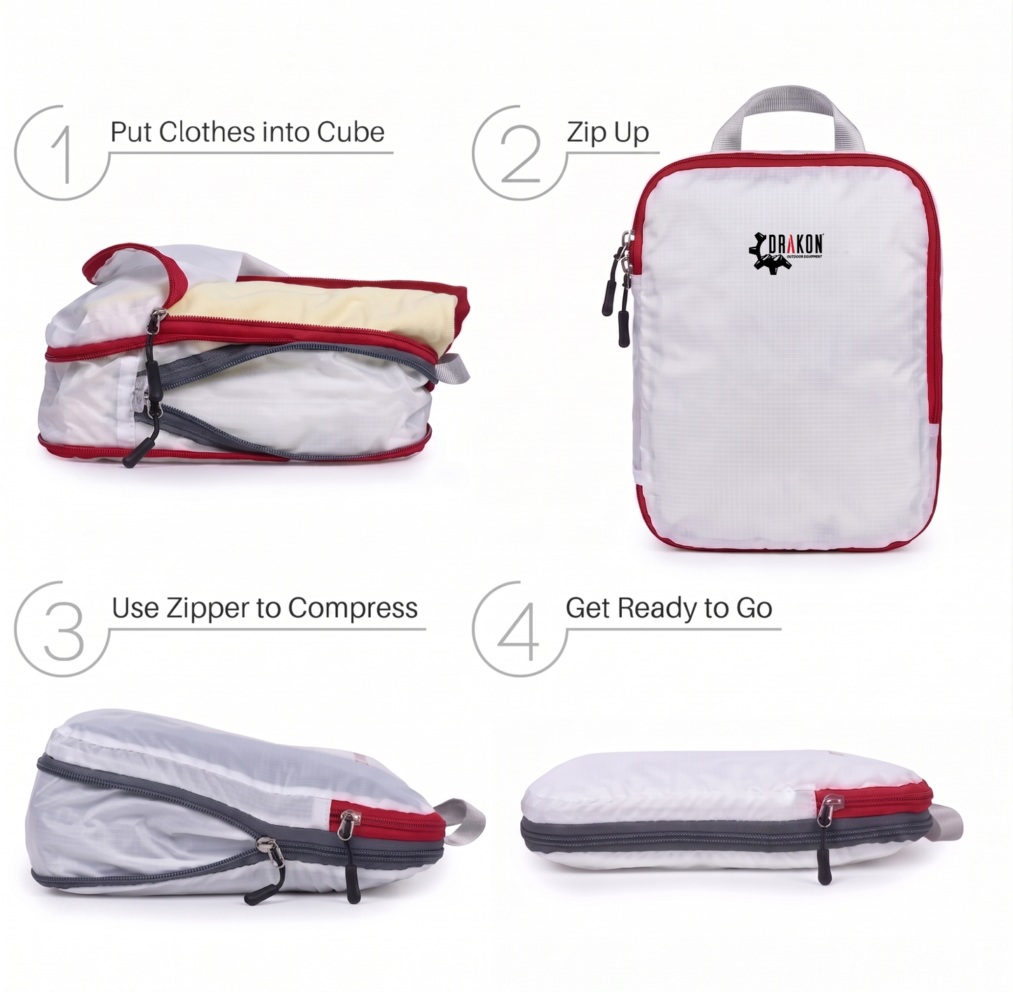 3-Piece Compression Packing Cube Set